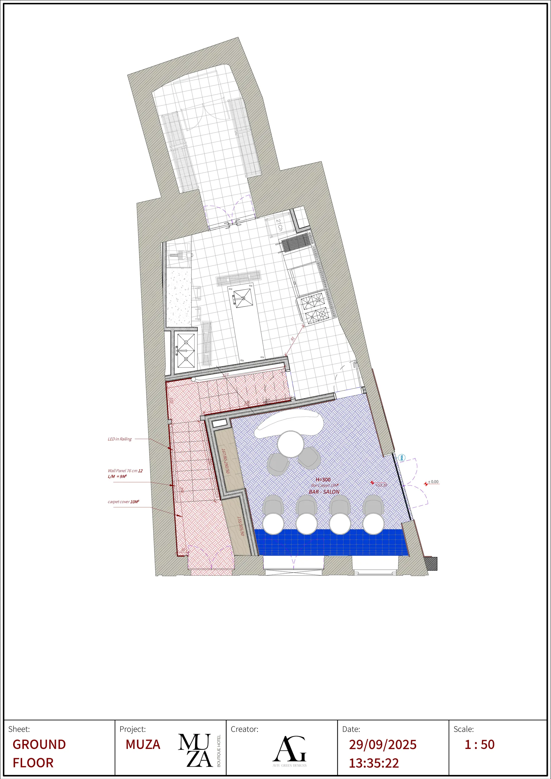 Muza Boutique hotel, Porto, Portugal — ARCHITECTURAL PLANNING (37)